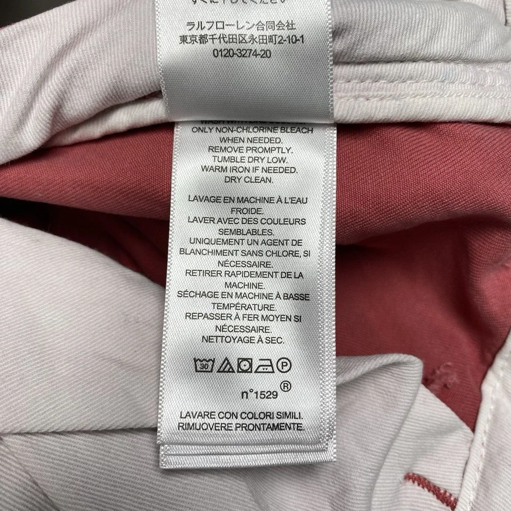 Polo Ralph Lauren Whitman Pant (36x28) Relaxed Fit Pleated Preppy Bubblegum Pink